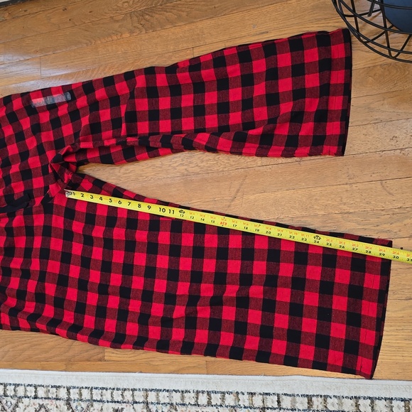 SLEEP CHIC BRAND WOMEN'S PLUS SIZE BLACK AND RED CHECKERED SLEEP PANTS SIZE XXL - Picture 4 of 12